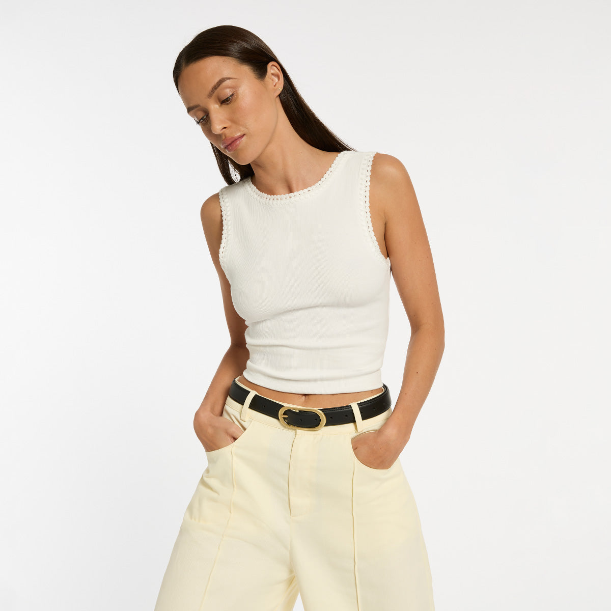 Final Loop Belt - Black Nappa/Gold: The Ultimate Statement Piece