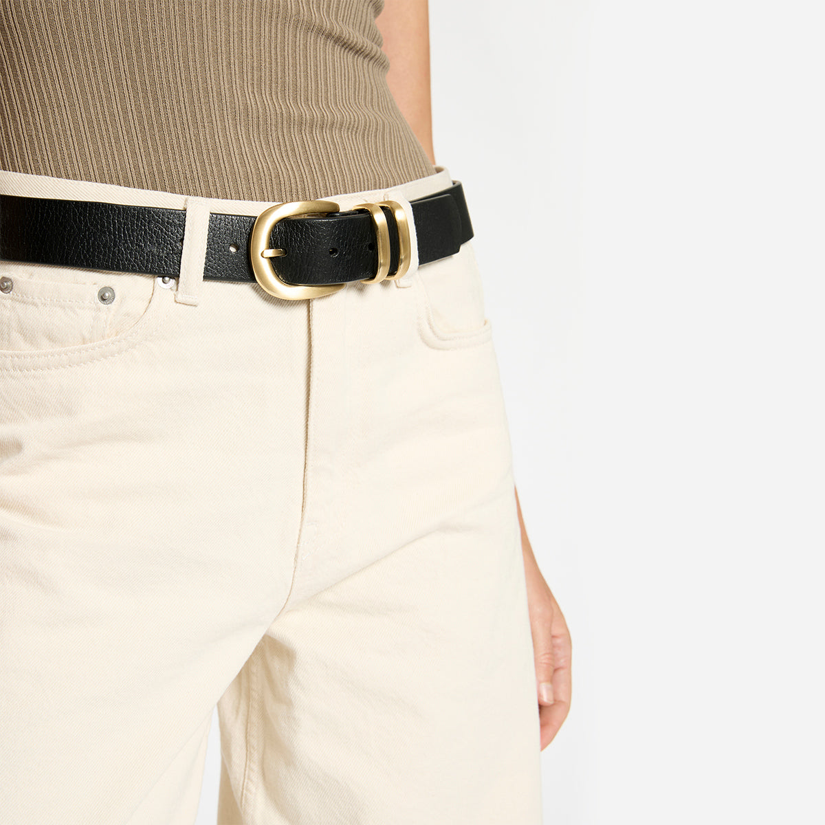 Let It Be Belt - Black/Gold: The Ultimate Statement Piece