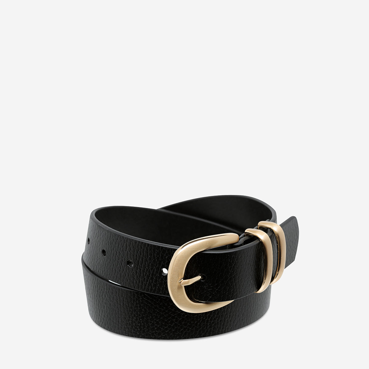 Let It Be Belt - Black/Gold: The Ultimate Statement Piece