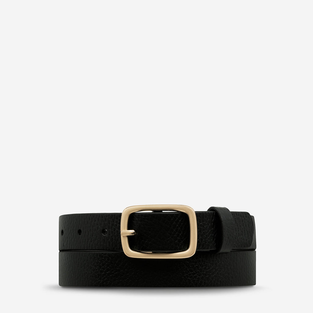 Nobody's Fault Belt - Black/Gold: The Ultimate Versatile Accessory