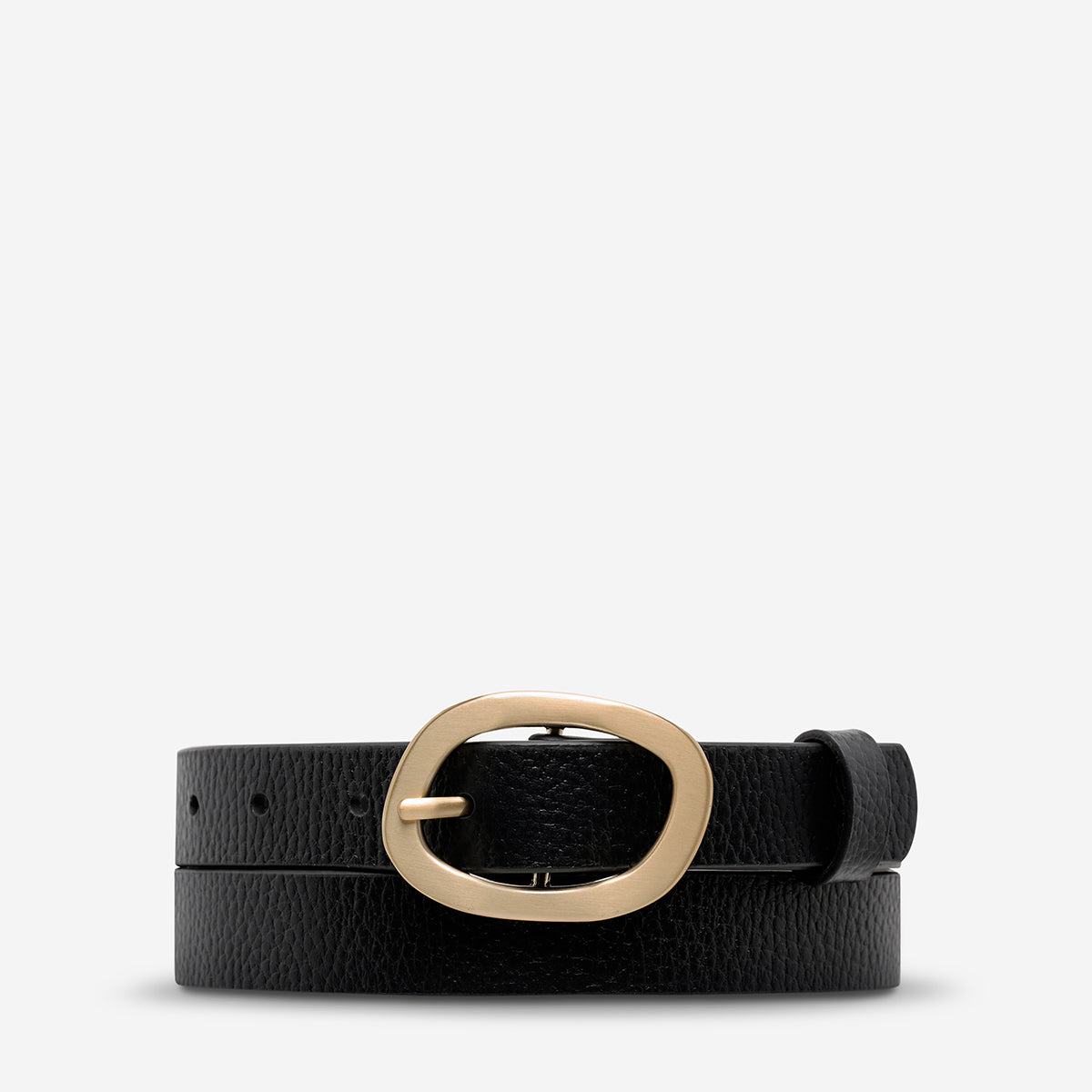 Nocturne Belt - Black/Gold: Elevate Your Style