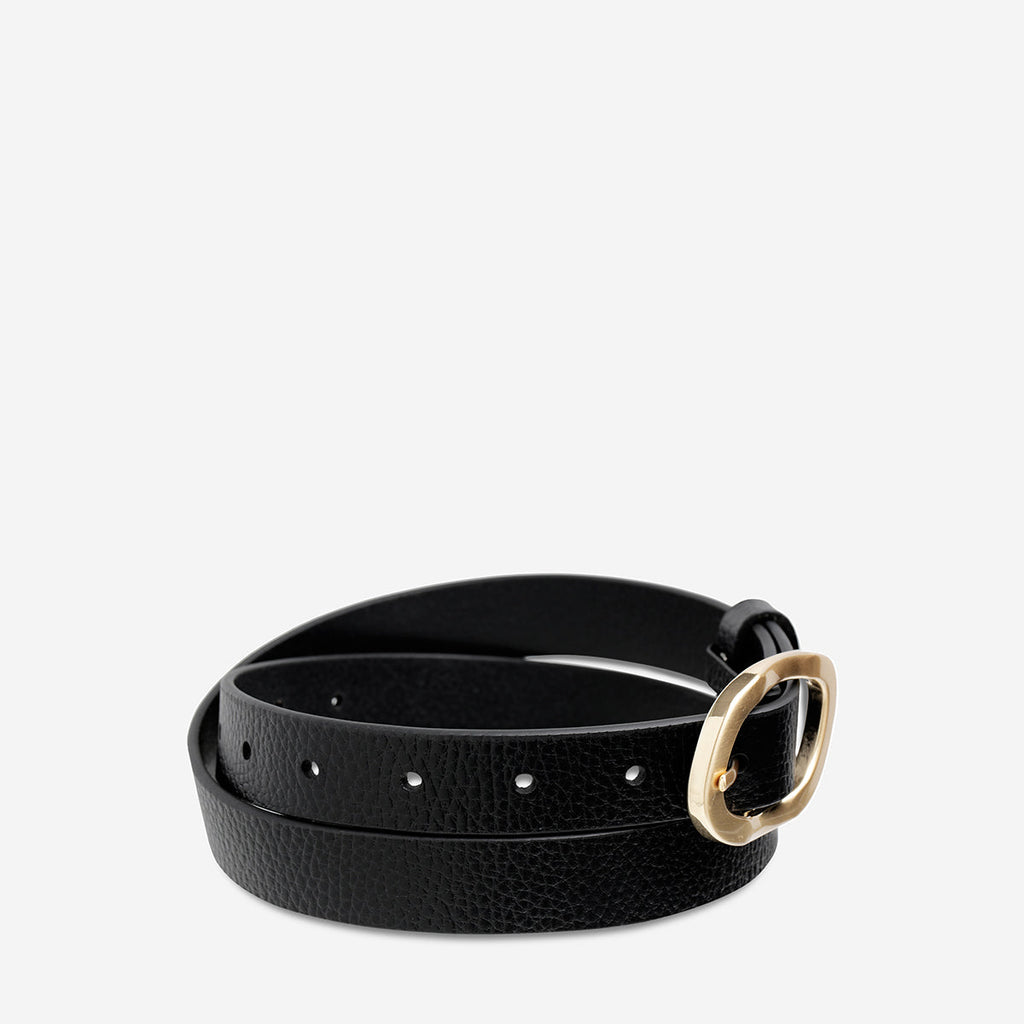 Nocturne Belt - Black/Gold: Elevate Your Style