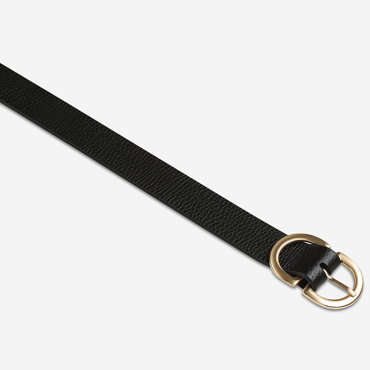 The "In Reverse" Belt: Black/Gold Edition - A Masterpiece of Asymmetrical Elegance